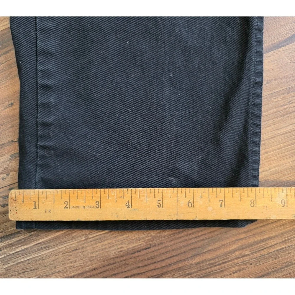Levi Strauss Co 513 38x30 Black Mens Jeans Slim Fit Normcore Dad‎ jeans workwear